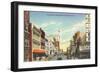 Front Street, Wilmington, North Carolina-null-Framed Art Print