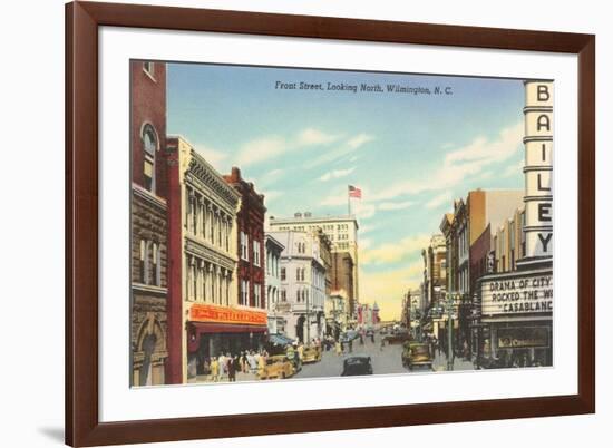 Front Street, Wilmington, North Carolina-null-Framed Premium Giclee Print