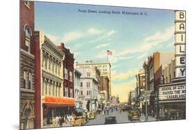 Front Street, Wilmington, North Carolina-null-Mounted Premium Giclee Print
