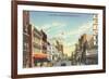 Front Street, Wilmington, North Carolina-null-Framed Art Print