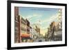 Front Street, Wilmington, North Carolina-null-Framed Art Print