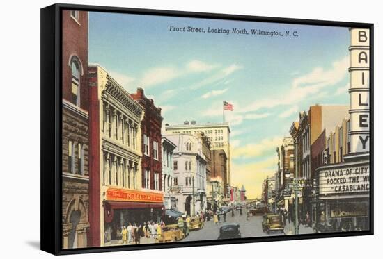 Front Street, Wilmington, North Carolina-null-Framed Stretched Canvas