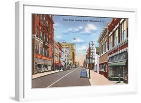 Front Street, Wilmington-null-Framed Art Print