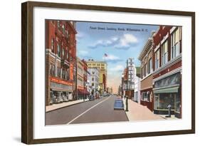 Front Street, Wilmington-null-Framed Art Print