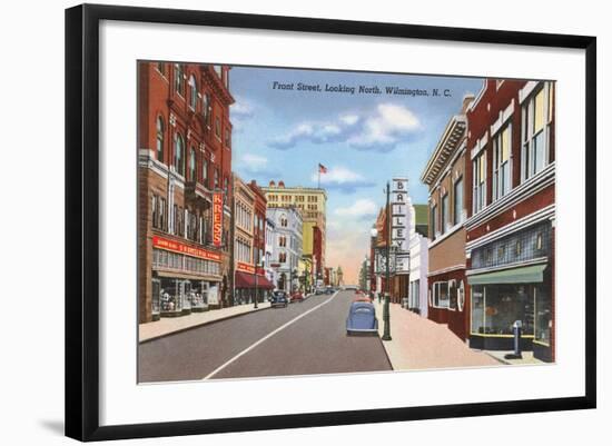 Front Street, Wilmington-null-Framed Art Print