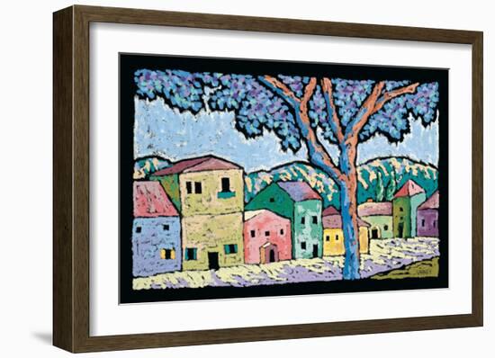 Front Street-Brett Varney-Framed Art Print