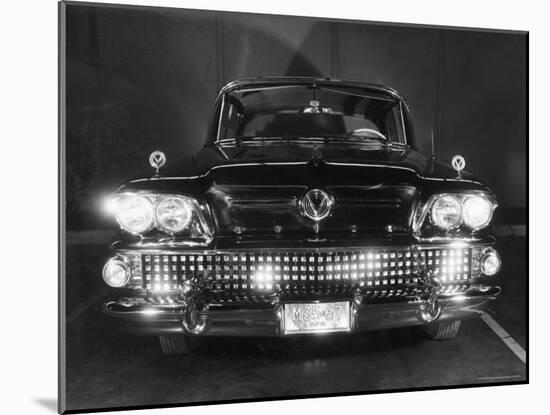 Front View of 1958 Buick-Andreas Feininger-Mounted Photographic Print