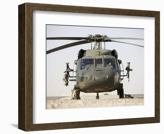 Front View of a UH-60L Black Hawk Helicopter-null-Framed Photographic Print