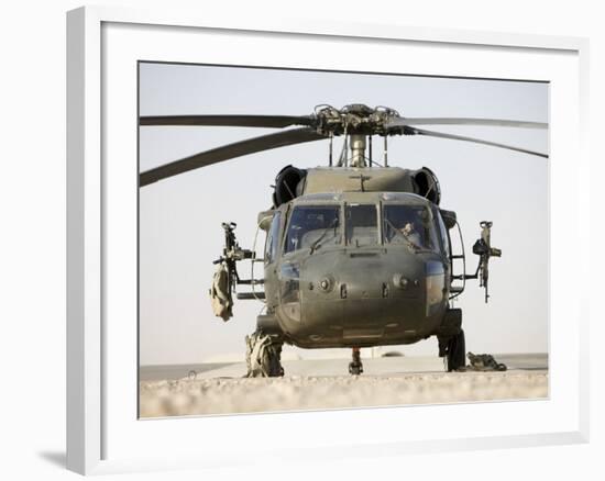 Front View of a UH-60L Black Hawk Helicopter-null-Framed Photographic Print