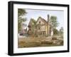 Front View of Basing Manor House, Peckham High Street, Camberwell, London, 1884-John Crowther-Framed Giclee Print