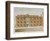 Front View of Blackwell Hall, City of London, 1806-Valentine Davis-Framed Giclee Print