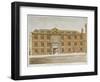 Front View of Blackwell Hall, City of London, 1806-Valentine Davis-Framed Giclee Print