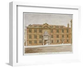 Front View of Blackwell Hall, City of London, 1806-Valentine Davis-Framed Giclee Print