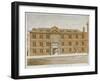 Front View of Blackwell Hall, City of London, 1806-Valentine Davis-Framed Giclee Print