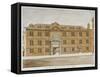 Front View of Blackwell Hall, City of London, 1806-Valentine Davis-Framed Stretched Canvas