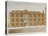 Front View of Blackwell Hall, City of London, 1806-Valentine Davis-Stretched Canvas