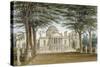Front View of Chiswick House, Chiswick, Hounslow, London, 1822-John Chessell Buckler-Stretched Canvas