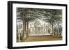 Front View of Chiswick House, Chiswick, Hounslow, London, 1822-John Chessell Buckler-Framed Giclee Print