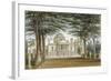 Front View of Chiswick House, Chiswick, Hounslow, London, 1822-John Chessell Buckler-Framed Giclee Print