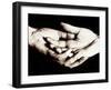 Front View of Cupped Hands Held Together-Cristina-Framed Photographic Print