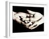 Front View of Cupped Hands Held Together-Cristina-Framed Photographic Print