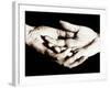 Front View of Cupped Hands Held Together-Cristina-Framed Photographic Print