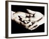 Front View of Cupped Hands Held Together-Cristina-Framed Photographic Print