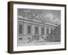 Front View of Grocers' Hall, City of London, 1812-null-Framed Giclee Print