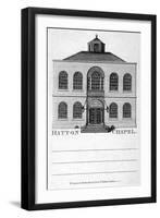 Front View of Hatton Chapel, Hatton Garden, London, C1750-H Layton-Framed Giclee Print