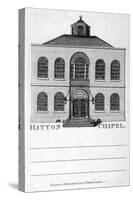 Front View of Hatton Chapel, Hatton Garden, London, C1750-H Layton-Stretched Canvas