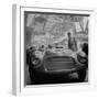 Front View of New Model Ferrari Being Shown During Automobile Exhibit-Yale Joel-Framed Photographic Print