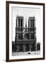 Front View of Notre Dame, Paris, 1931-Ernest Flammarion-Framed Giclee Print