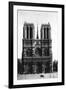 Front View of Notre Dame, Paris, 1931-Ernest Flammarion-Framed Giclee Print