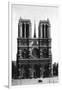 Front View of Notre Dame, Paris, 1931-Ernest Flammarion-Framed Giclee Print