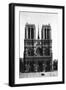 Front View of Notre Dame, Paris, 1931-Ernest Flammarion-Framed Giclee Print