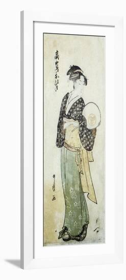 Front View of Ohisa-Kitagawa Utamaro-Framed Art Print