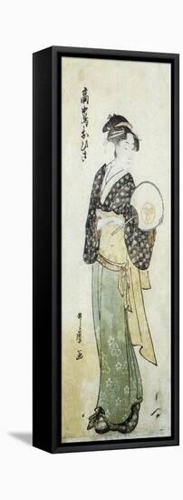 Front View of Ohisa-Kitagawa Utamaro-Framed Stretched Canvas