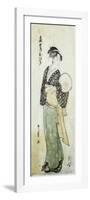 Front View of Ohisa-Kitagawa Utamaro-Framed Premium Giclee Print