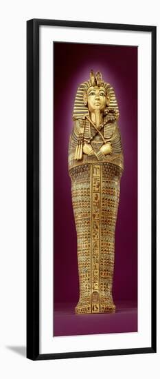 Front View of One of the Canopic Coffins, from the Tomb of Tutankhamun-Egyptian 18th Dynasty-Framed Giclee Print