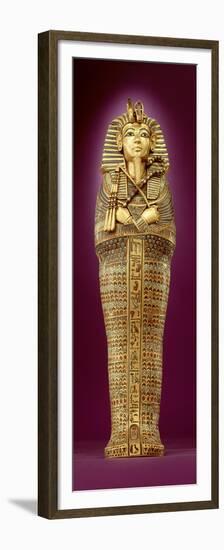 Front View of One of the Canopic Coffins, from the Tomb of Tutankhamun-Egyptian 18th Dynasty-Framed Premium Giclee Print