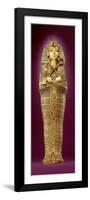 Front View of One of the Canopic Coffins, from the Tomb of Tutankhamun-Egyptian 18th Dynasty-Framed Premium Giclee Print