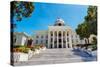 Front View of State Capitol in Montgomery, Alabama-Rob Hainer-Stretched Canvas
