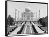 Front View of Taj Mahal in India-null-Framed Stretched Canvas