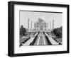 Front View of Taj Mahal in India-null-Framed Photographic Print