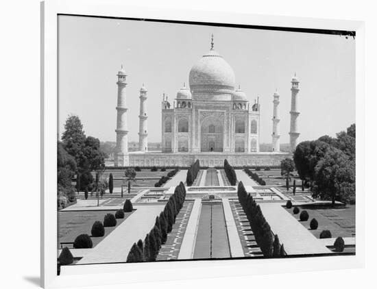 Front View of Taj Mahal in India-null-Framed Photographic Print