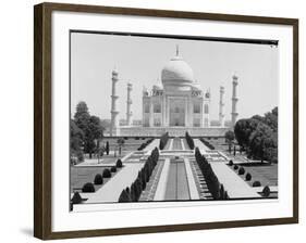 Front View of Taj Mahal in India-null-Framed Photographic Print