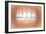 Front View of Teeth Showing Healthy Gums-null-Framed Art Print