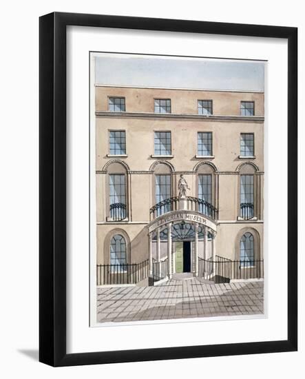 Front View of the Leverian Museum, Albion Place, Southwark, London, C1806-null-Framed Giclee Print