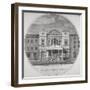 Front View of the Pantheon on Oxford Street, Westminster, London, 1795-Thomas Girtin-Framed Giclee Print