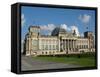 Front View of the Reichstag Building, Berlin, Germany-null-Framed Stretched Canvas